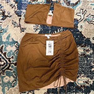 Skirt w matching top - 12th tribe - tags still on